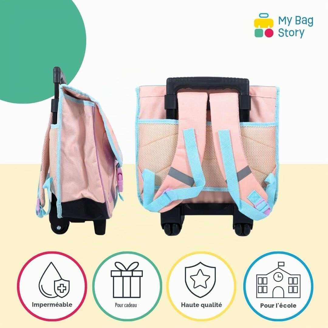 mybagstory - Cartable à roulettes - Trolley - La Reine des Neiges - Enfant