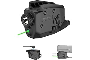 Defentac Arsenal Glock 43 Accessories - 600 Lumen Tactical Flashlight & RGB Laser