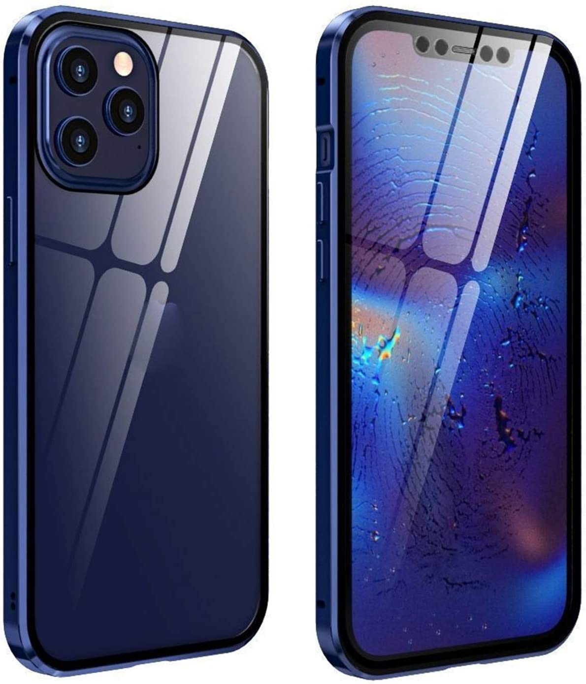 Coque magnétique compatible avec iPhone 12 Pro Max protection intégrale 360 - 8