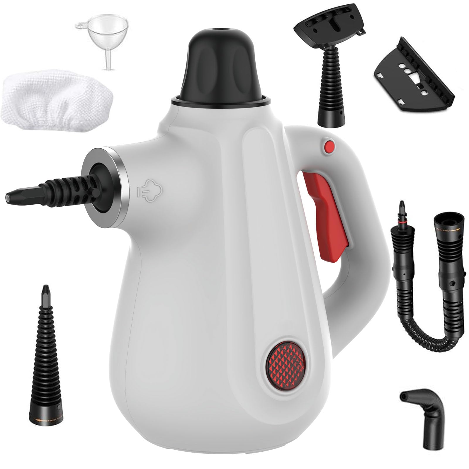 Steam Cleaner Deep Cleaning Multi-Surface Handheld Steam Cleaner with Steam Lock Button 16 PCS Accessories 100 Natural Portable