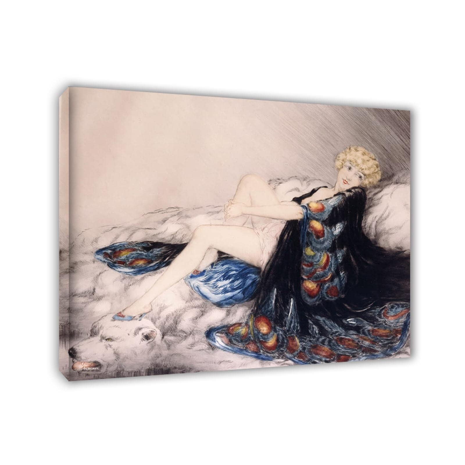 Amazon.co.jp: ルイ・イカールの有名なウォールアート。Louis Icart 額 