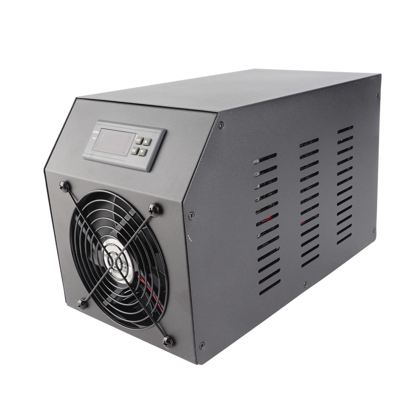 Enfriadores de Agua para Acuario, Ventilador de Refrigeración para Acuario, de Refrigeración por Agua de 16 Gal, 60 L, 1/4 HP, Enfriador de Acuario para Pecera, para Tanque