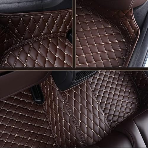 Miniatura 3 de Alfombrillas personalizadas para Jeep Cherokee Compass Wrangler Grand Cherokee Renegade Gladiator Liberty, almohadillas de forro de cuero (costuras