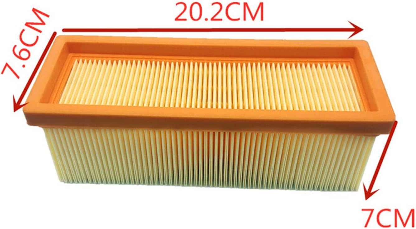 HASMI 2 PiecesFilter Compatible with Karcher SE3001 SE 2001 SE6.100 K2701 K2601 6.414-498.0 Filter Set Vacuum Cleaner Replacement Tools Compatible with Home Household