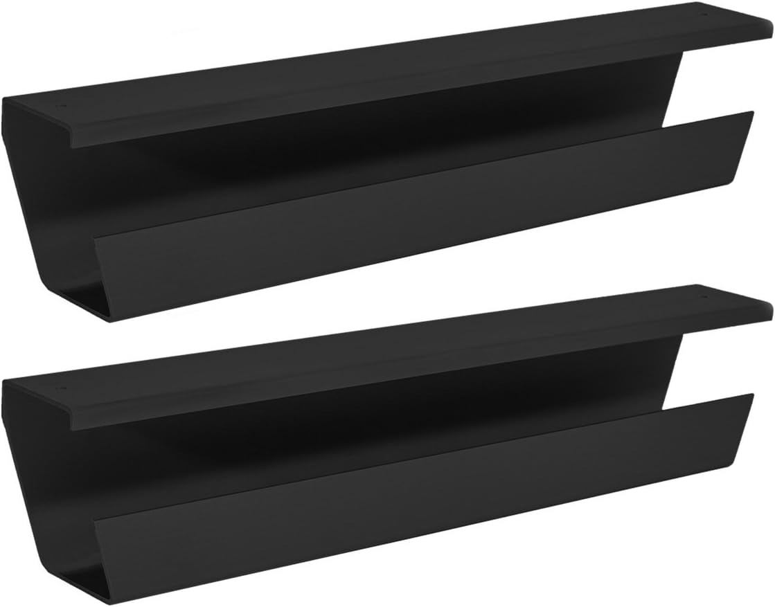 Fully WireTamer Under Desk Cable Management Tray, 2-Pack