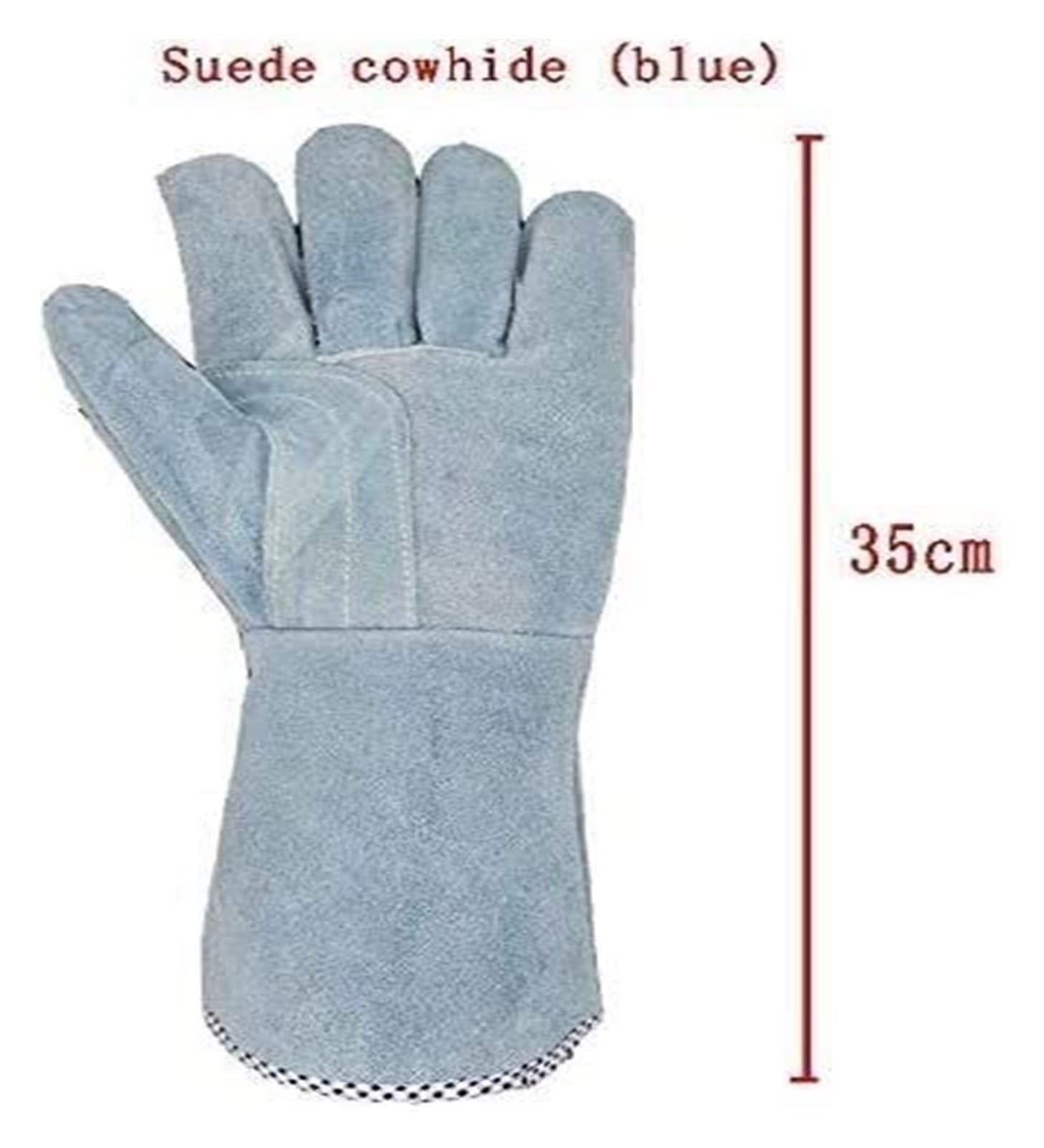 Guanti da Lavoro, Guanti da Saldatura Guanti Resistenti al Calore e ignifughi Guanti da Saldatore Guanti antiscottatura, Guanti da Lavoro Guanti Resistenti alle Alte Temperature