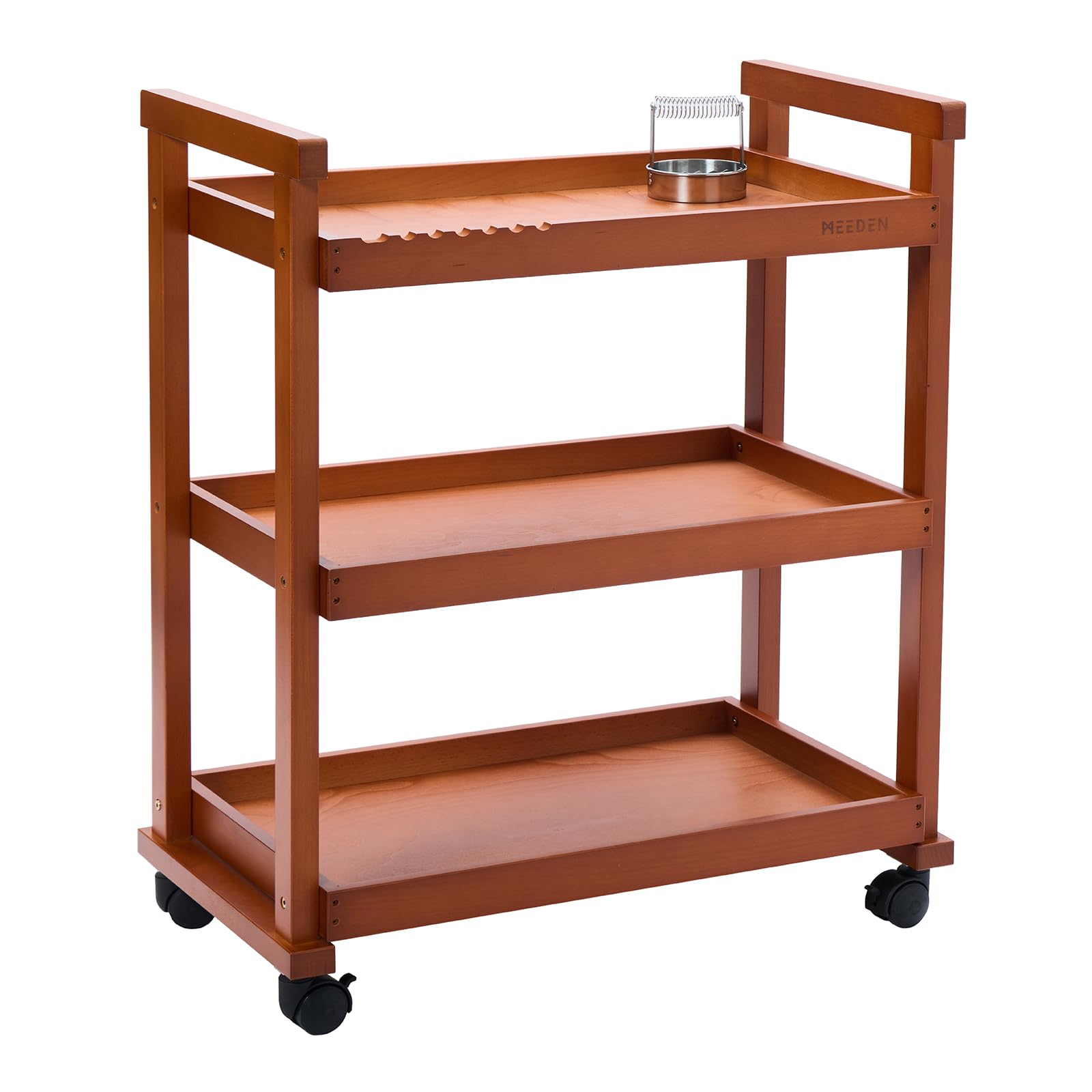 MEEDEN Rolling Art Supply Cart Solid Beechwood