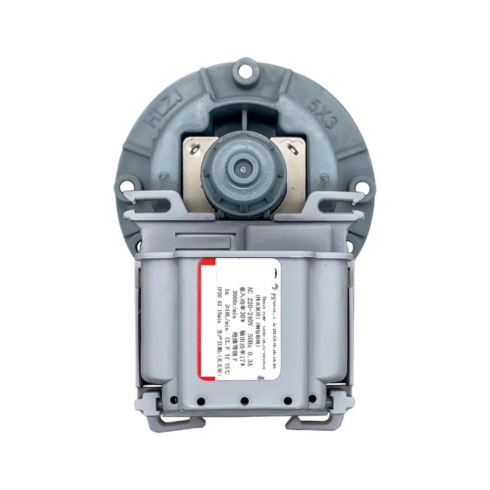 PX2025-1 220-240V 50Hz 30W 3000r/min DC31-00181A Drain Pump Motor，Compatible for Samsung，Washing Machine Drainage