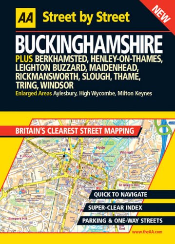 Image of AA Street by Street Buckinghamshire Midi