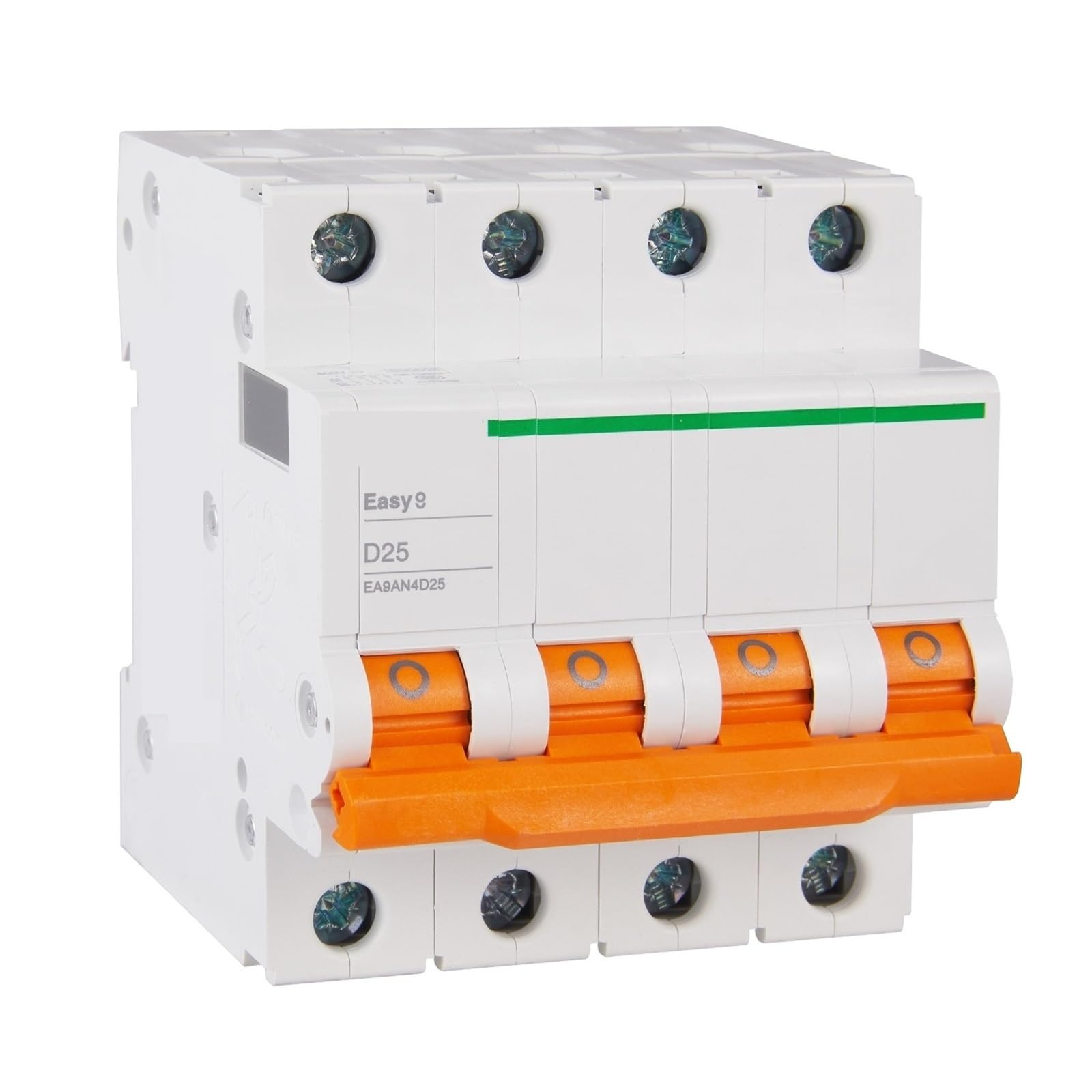 Disjoncteur EA9AN4D25 courbe D 25A quadripolaire série EA9 4P