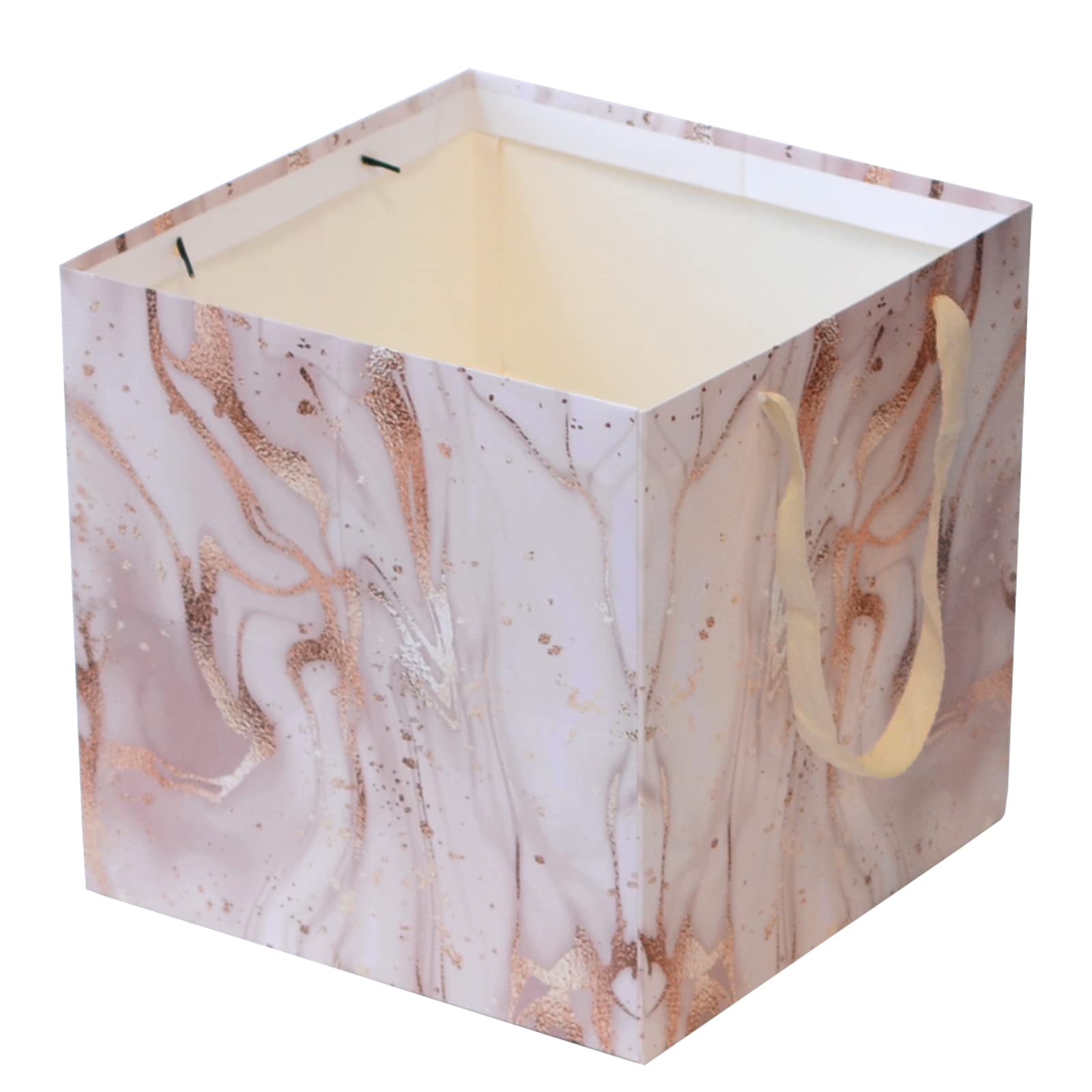 RUIFYRAY Extra Large Gift Bag, 11.8" Square Reusable Big Bag with Handle, for Wedding, Birthday, Presents, Father's Day, Thanksgiving, Christmas, New