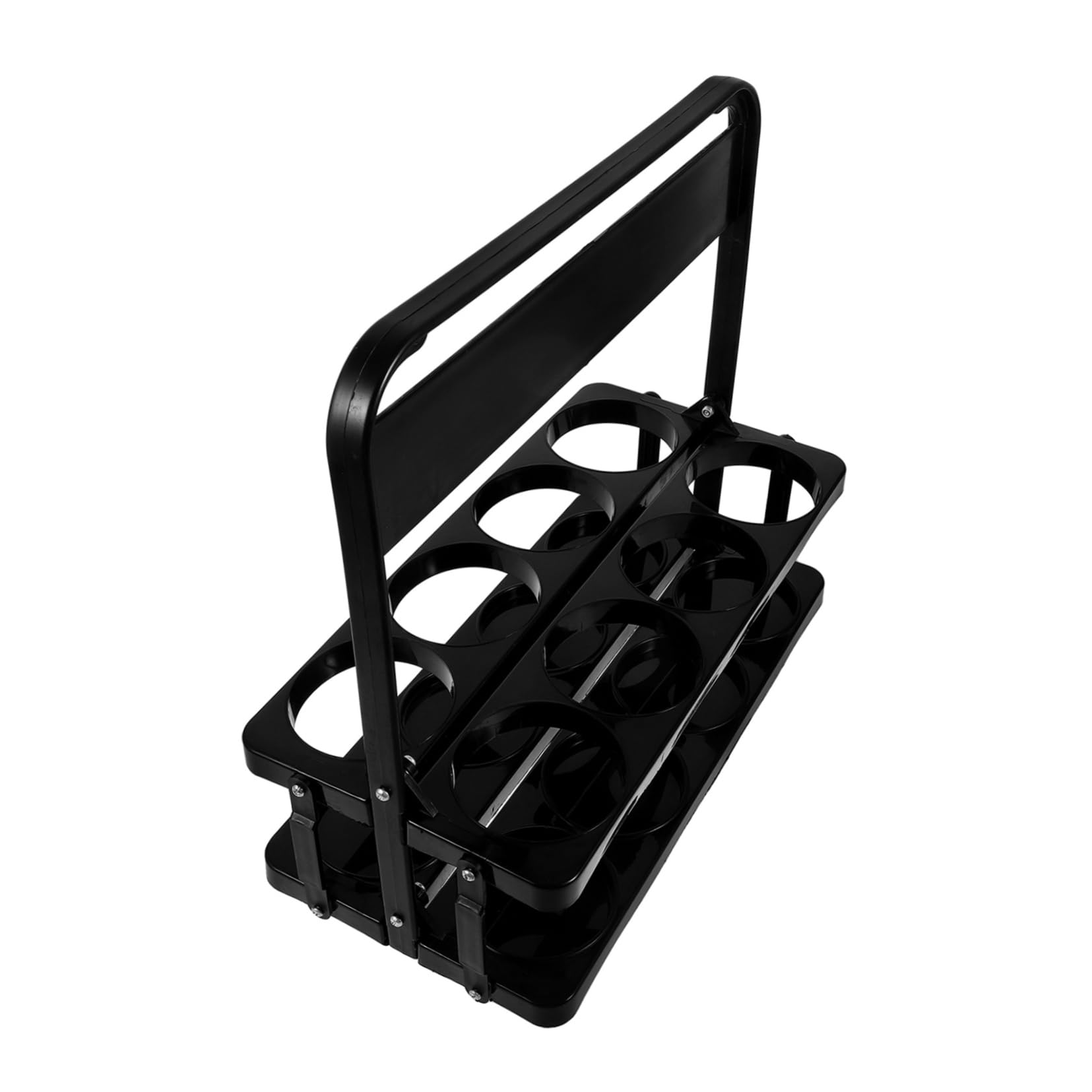 ifundom Portabotellas de Agua Plegable con 8 Orificios y Asa, Resistente y Fácil de Usar para Temporada de Fútbol y Entrenamiento Deportivo