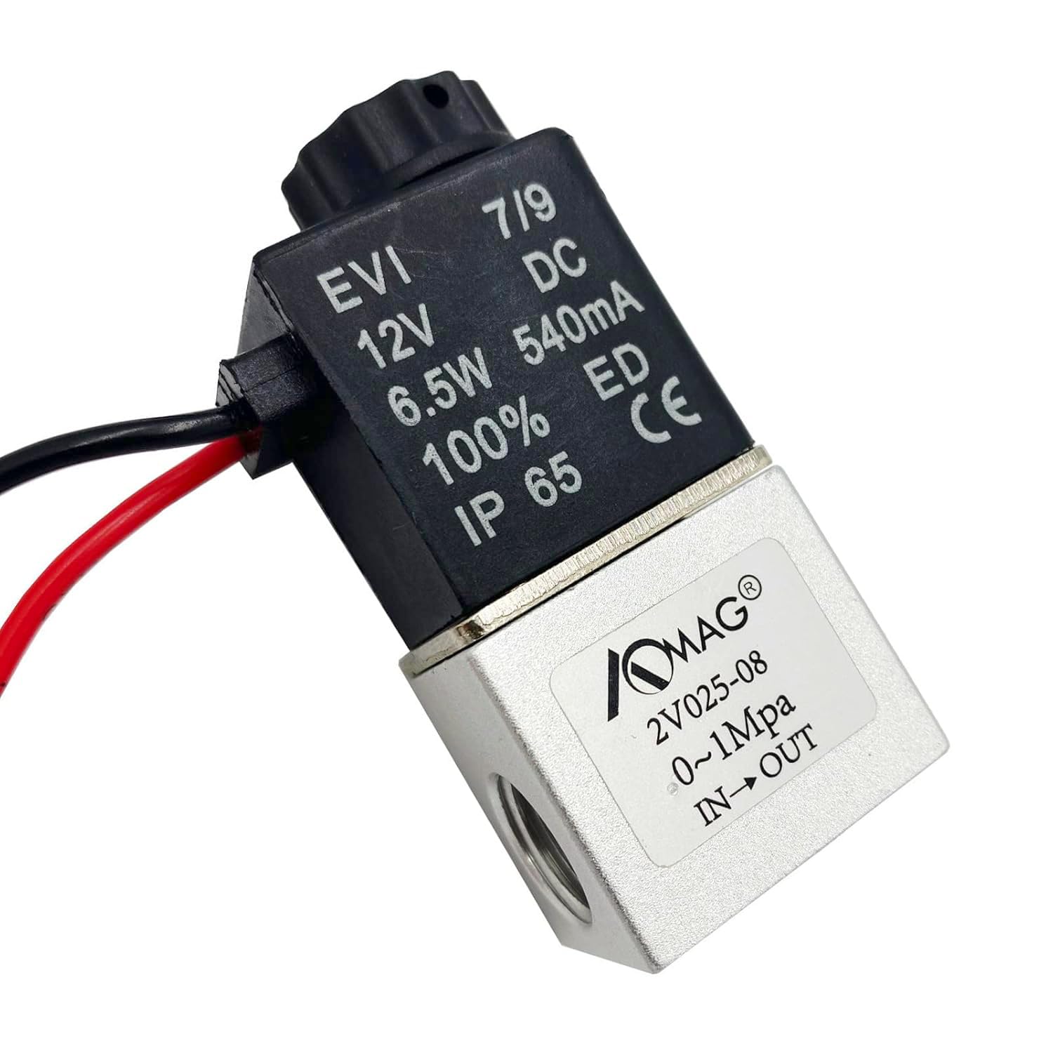 1/4inch DC 12V 2 Way Usually Closed Electric Solenoid Valve