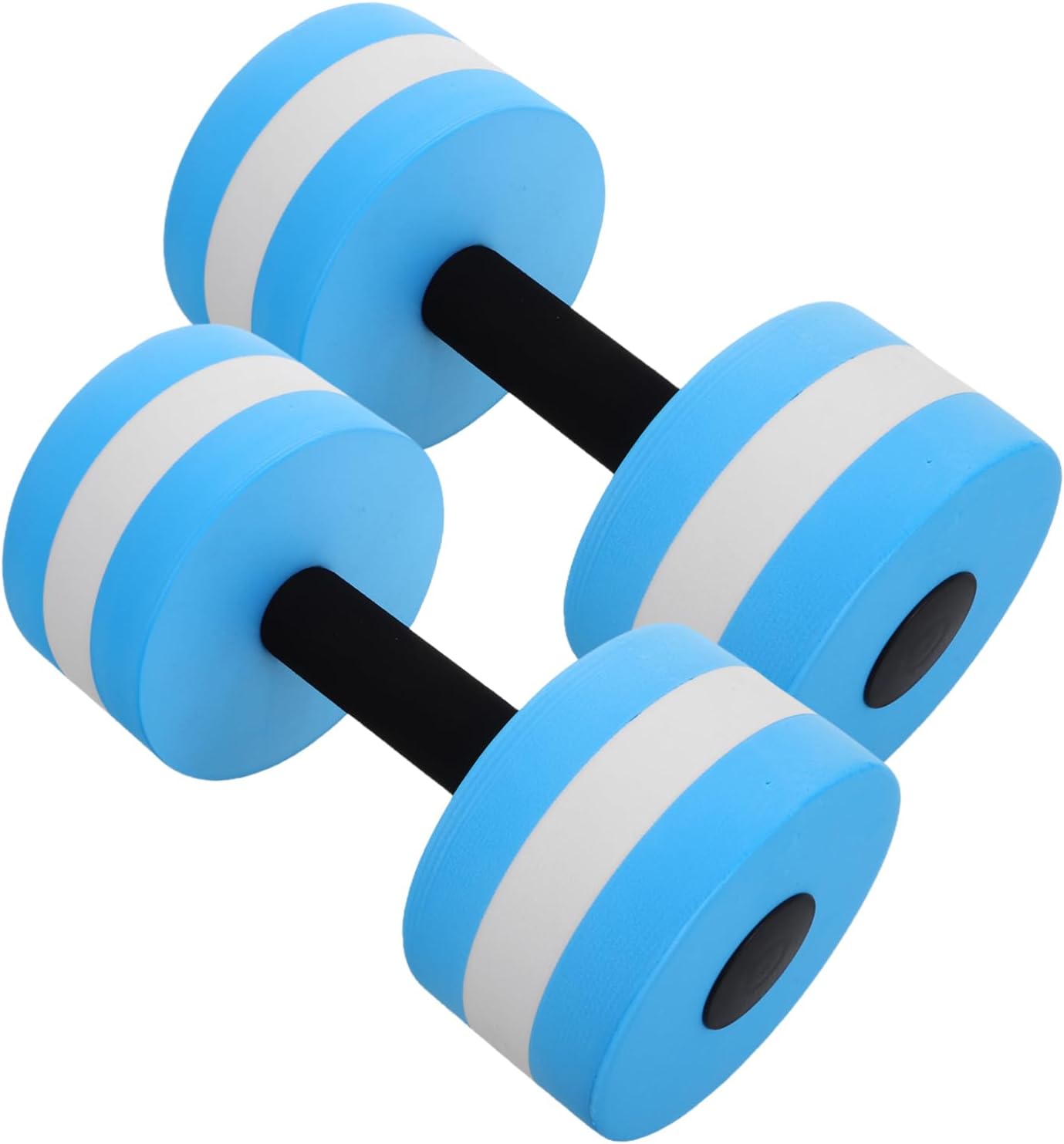 Kisangel 2Pcs Water Dumbbells Lightweight Foam Aquatic Exercise Weights for Water Workouts for Pool Beach Aerobics Vertical Float Design for Enhanced Resistance