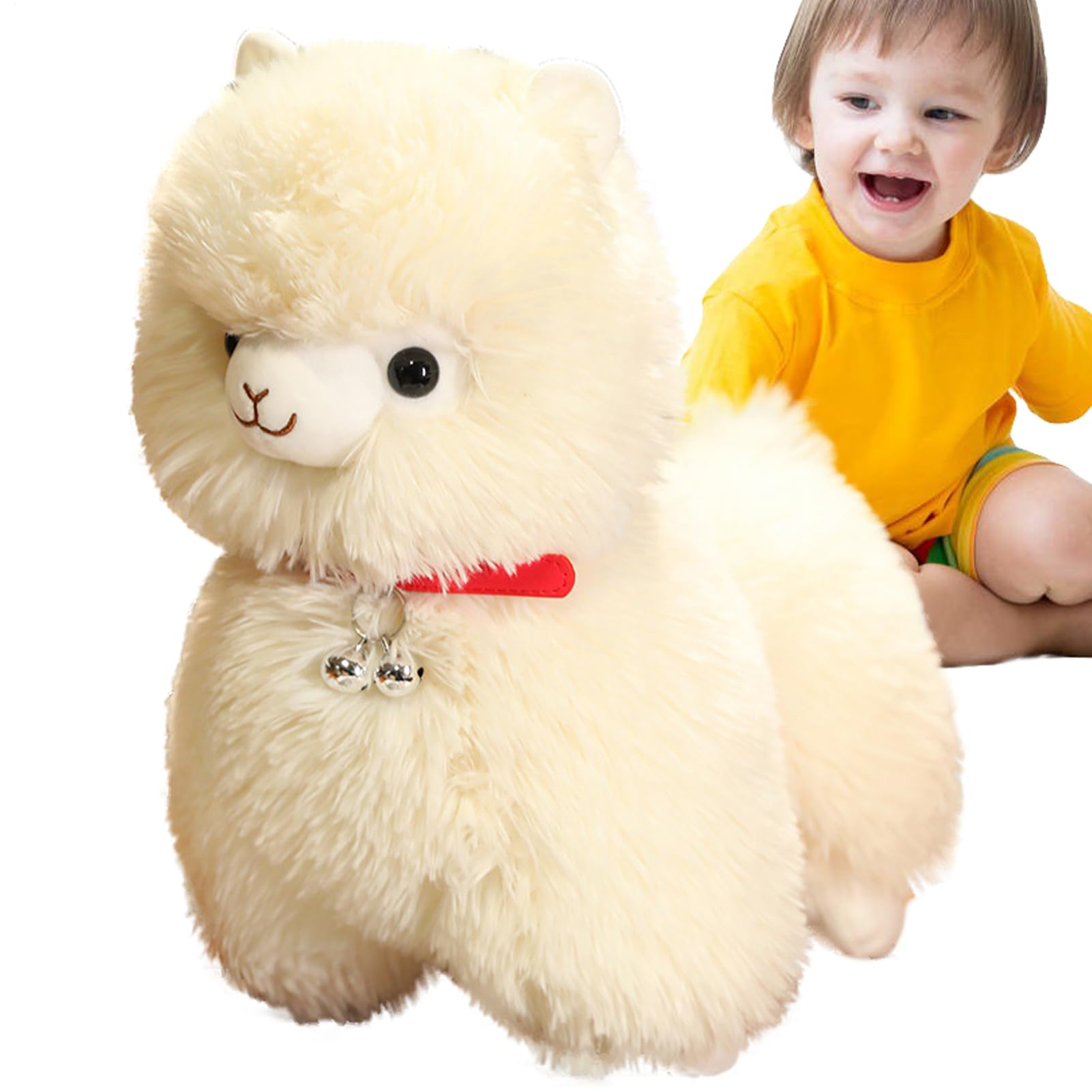 Alpaca Plush Toy - 9.84 Inches Alpaca Stuffed Animal Plush | Llama αΉlushes | Hug Pillow Soft Cushion Super Christmas Valentine Gift Birthday