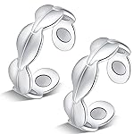 Feraco 2 PCS Copper Magnetic Rings for Women,99.99% Pure Copper Thumb Ring with Magnets