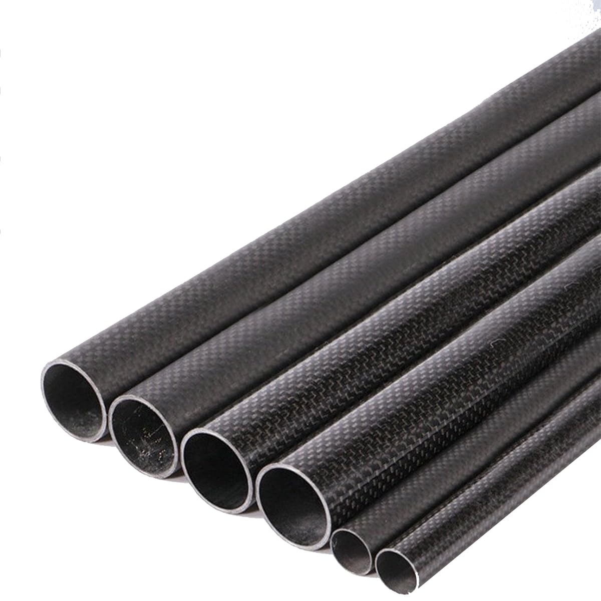 Purzen Carbon Fiber Rod 3K Twill Gloss Finish Strong Lightweight Industrial Bar