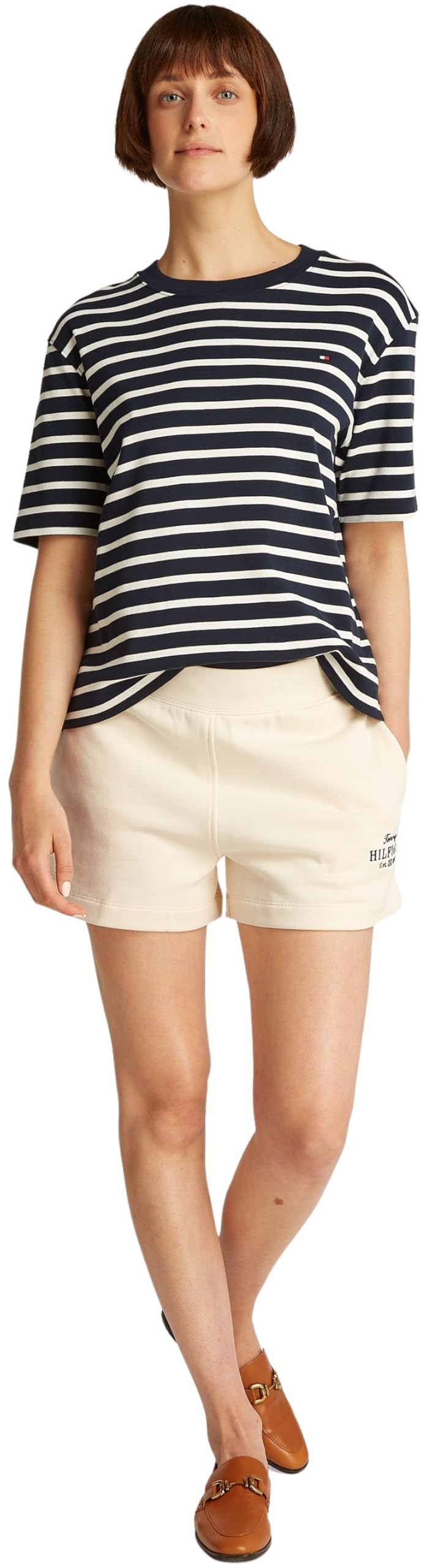 Tommy Hilfiger Damen Sweatshorts aus Baumwolle