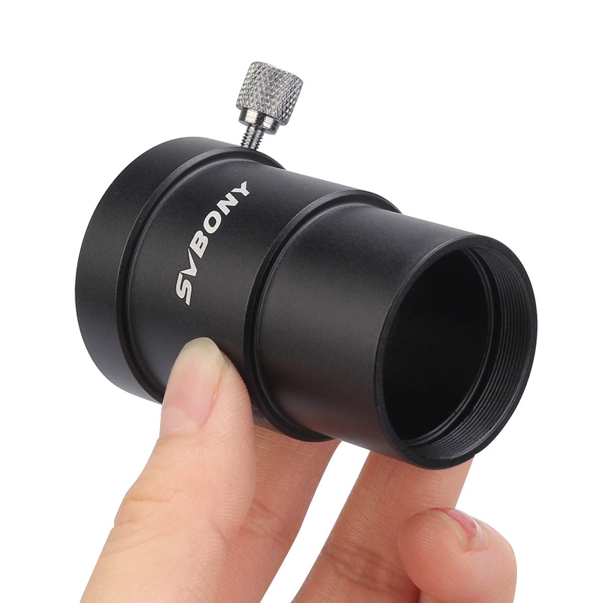 Svbony SV157 1.25in Telescopio Estensione Oculare Tubo, Lunghezza Ottica 34mm Adattatore per Tubo di Prolunga per Oculare con Filtro Filettatura, Lunghezza totale 56mm Accessori per Telescopio