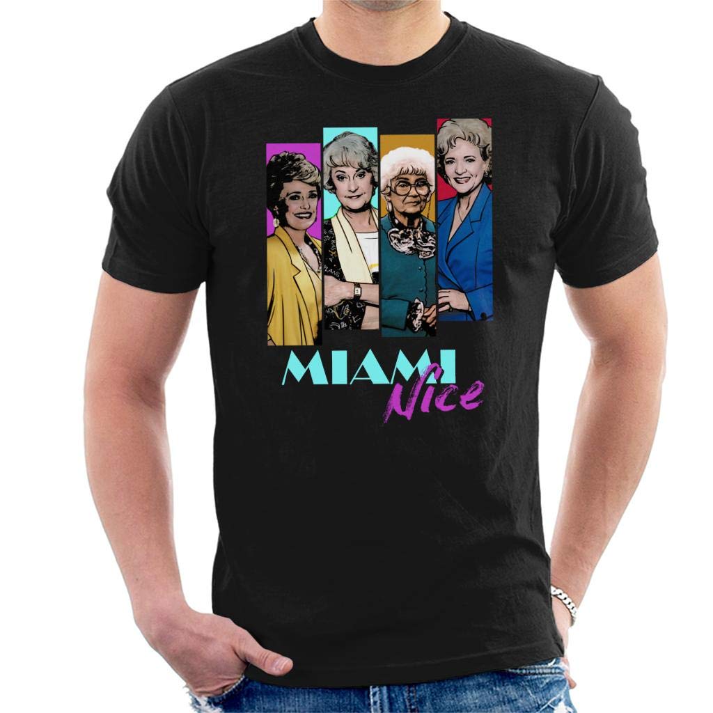 Cloud City 7 Boys Black Miami Nice The Golden Girls Men's T-Shirt