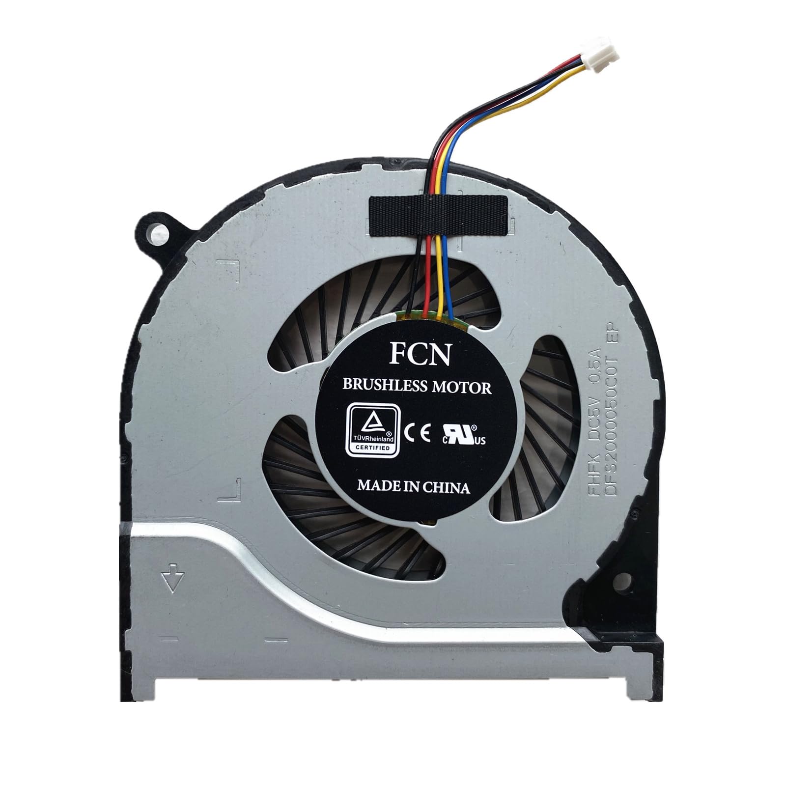 New Cooling Fan for Laptop Compatible with Pegatron E15S E15K 13N0-FZA0302 13N0-FZA0301 Replace# FHFK QRYL DFS2000050C0T DC5V 0.5A