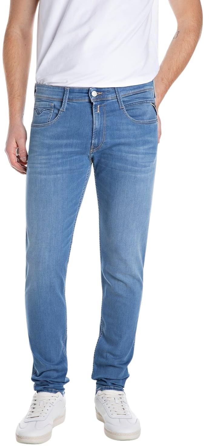 Replay Herren Jeans M914 Anbass Power Stretch