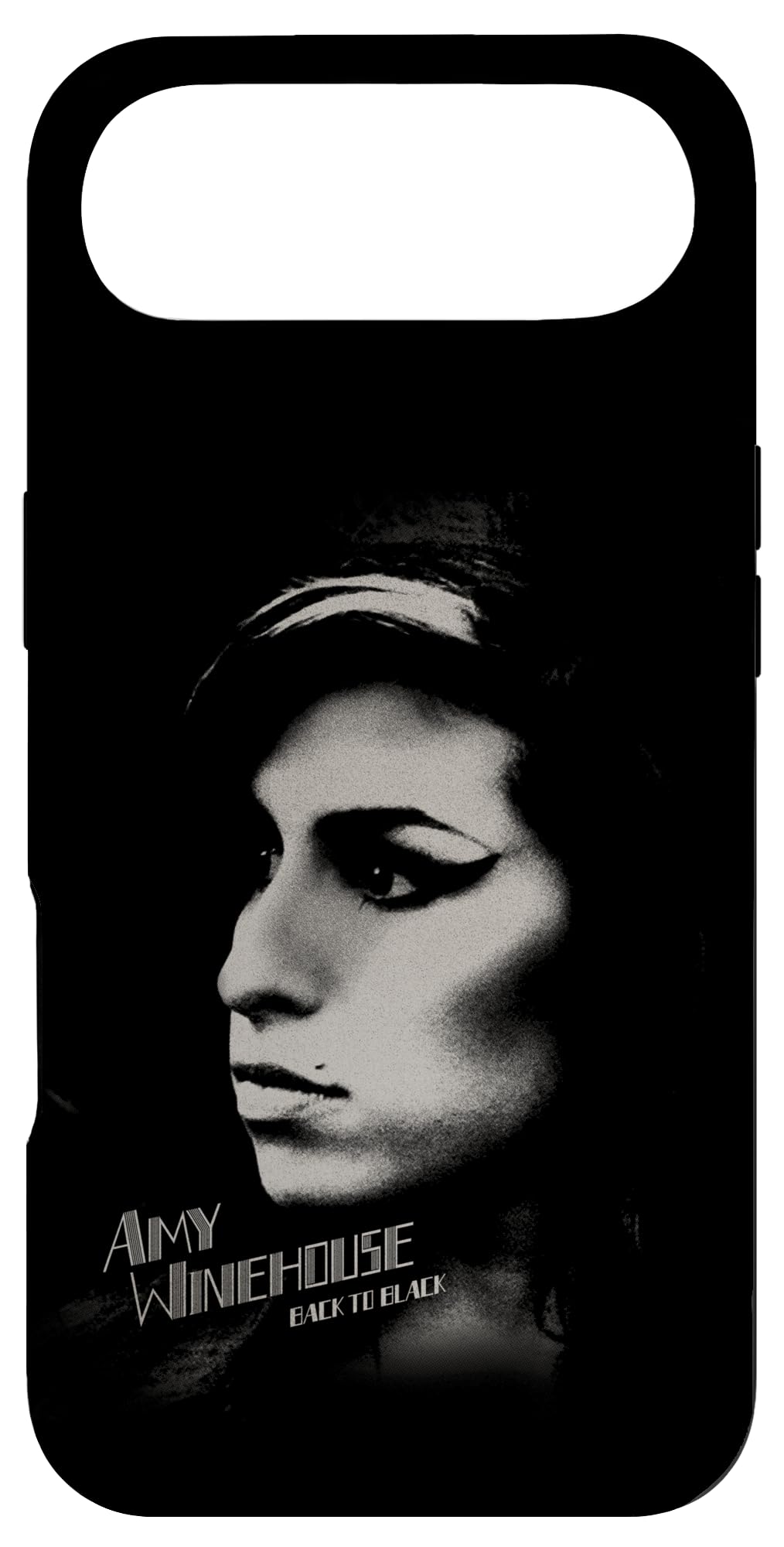 Coque iPhone Amy Winehouse Back to Black : Protection en TPU pour smartphone - 4