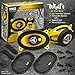 Pyle Car Three-Way Speaker System-Pro 4x6Inch 180W 4Ohm Mid Tweeter Component Audio Sound Speakers For Car Stereo w/30Oz Magnet Structure, 2” Mount Depth Fits Standard OEM-PLG46.3 (Pair),Black/Yellow