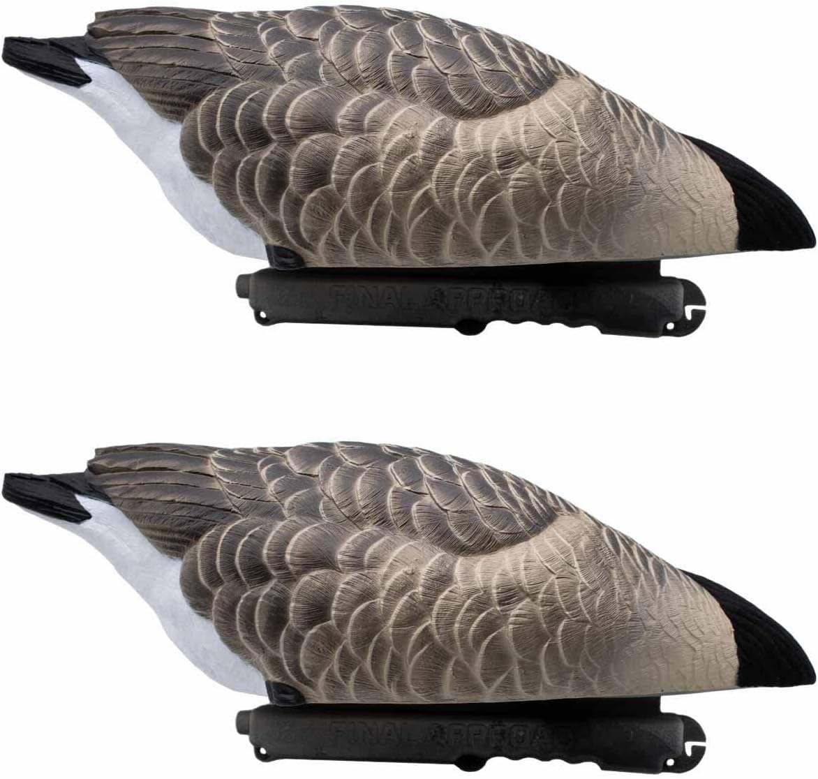 Final Approach Live Honker Floating No-Head Feeders, Decoy 2 Pack