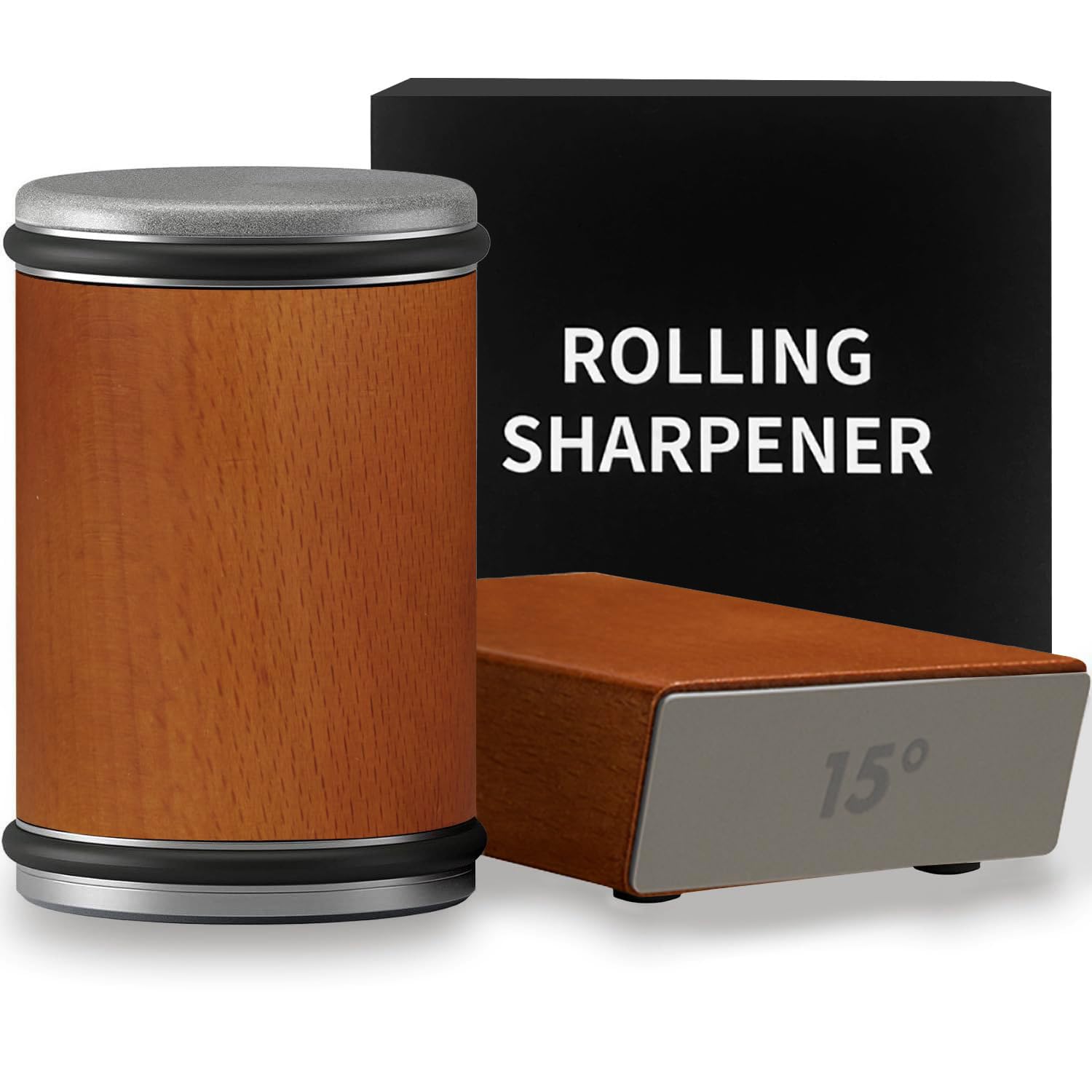 Rolling Knife Sharpener Tool Rolling Knife Sharpener Stone Kit Kitchen Knife Sharpeners Diamonds and Ceramic Stone Set for