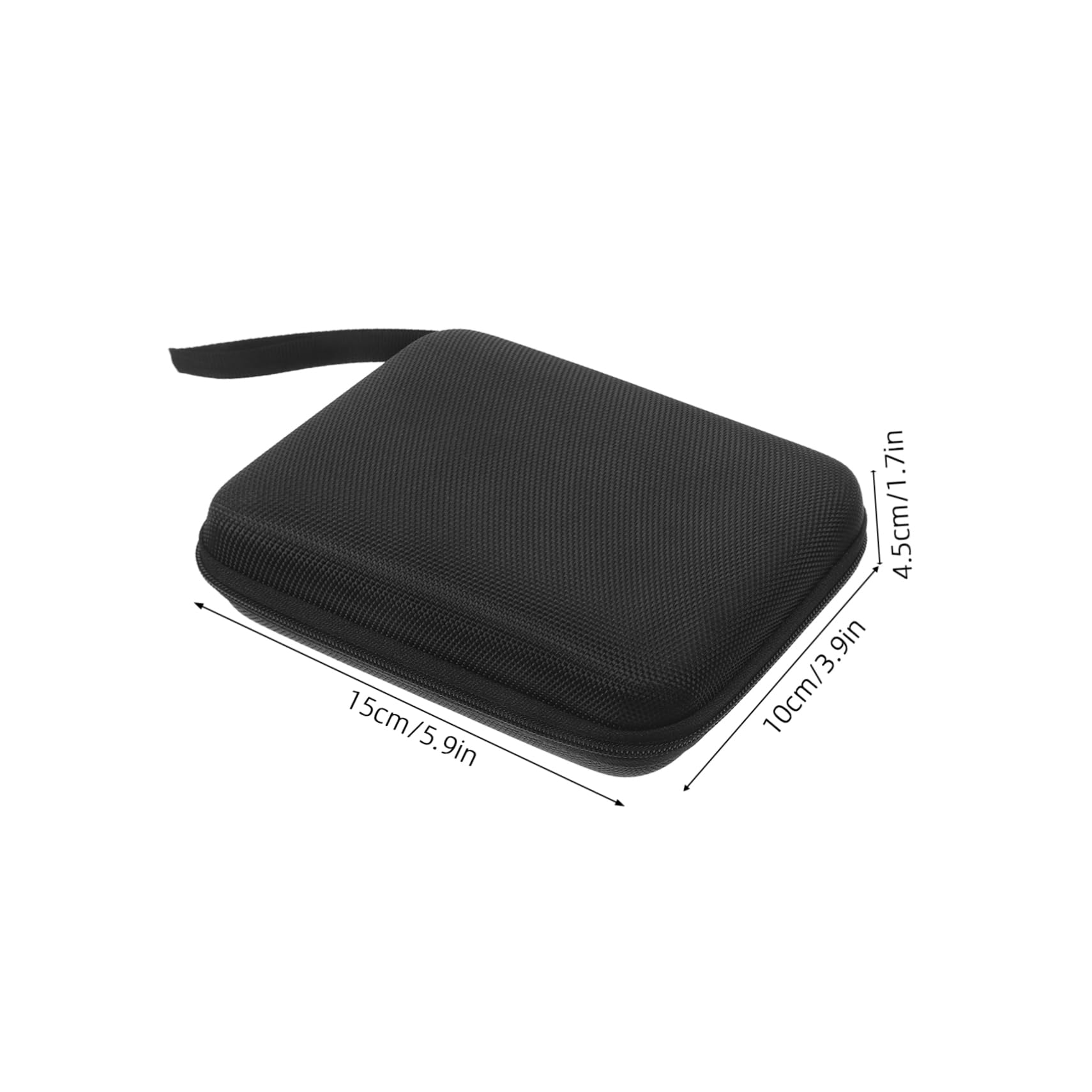 PartyKindom 2Pcs Portable Eva Protective Case for Hard Drive and Electronics Water Resistant Zipper Travel Organizer Compact Storage Pouch for Earbuds and Cables