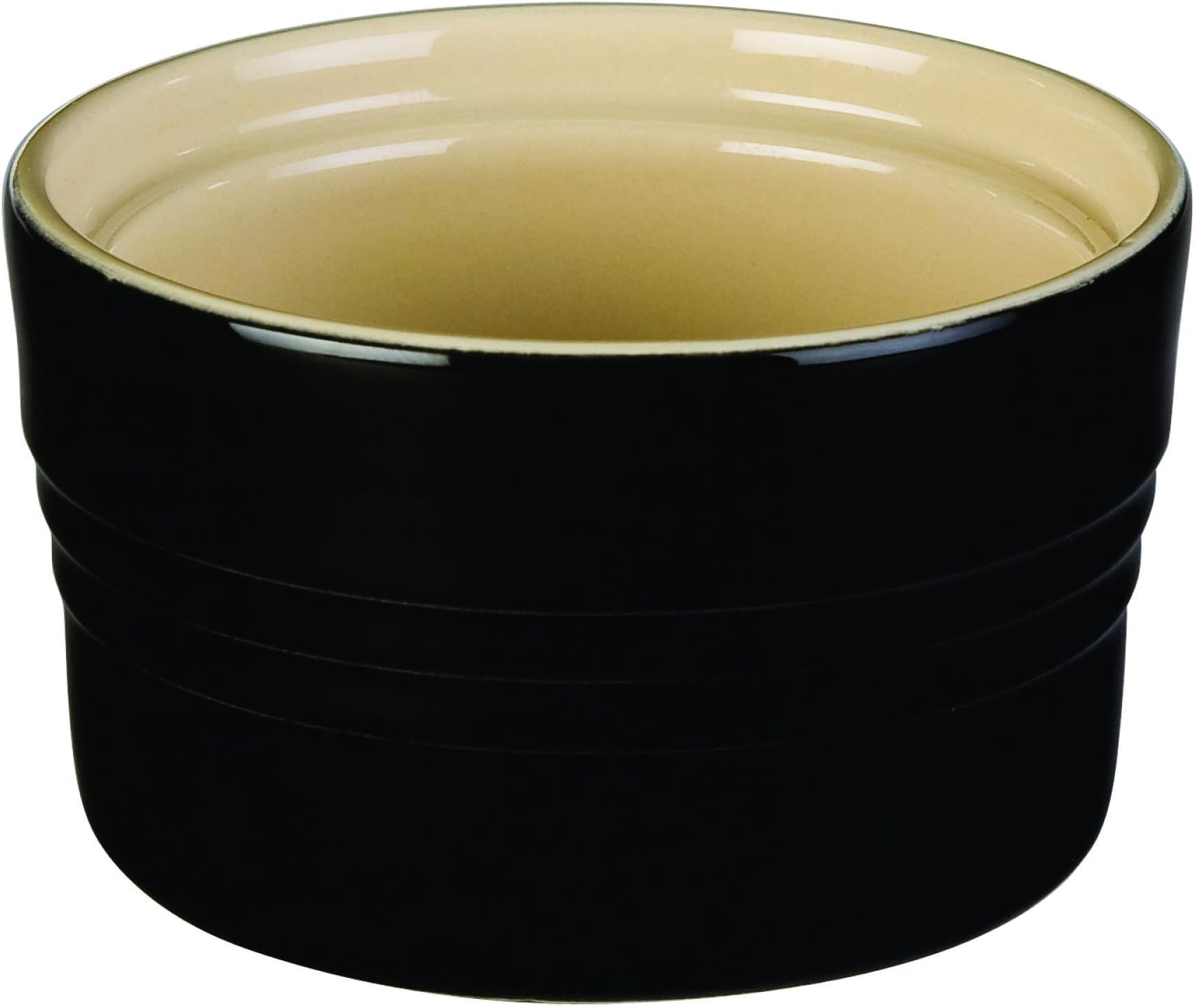 Le Creuset Stoneware Stackable Ramekin, 7 oz, Black