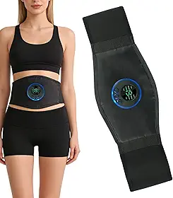 Cinto Estimulador Abdominal,Cinto Elétrico Portátil Recarregável | Estimulador para Modelagem Corporal - Uso em Casa Spa e Relaxamento Pós-Treino