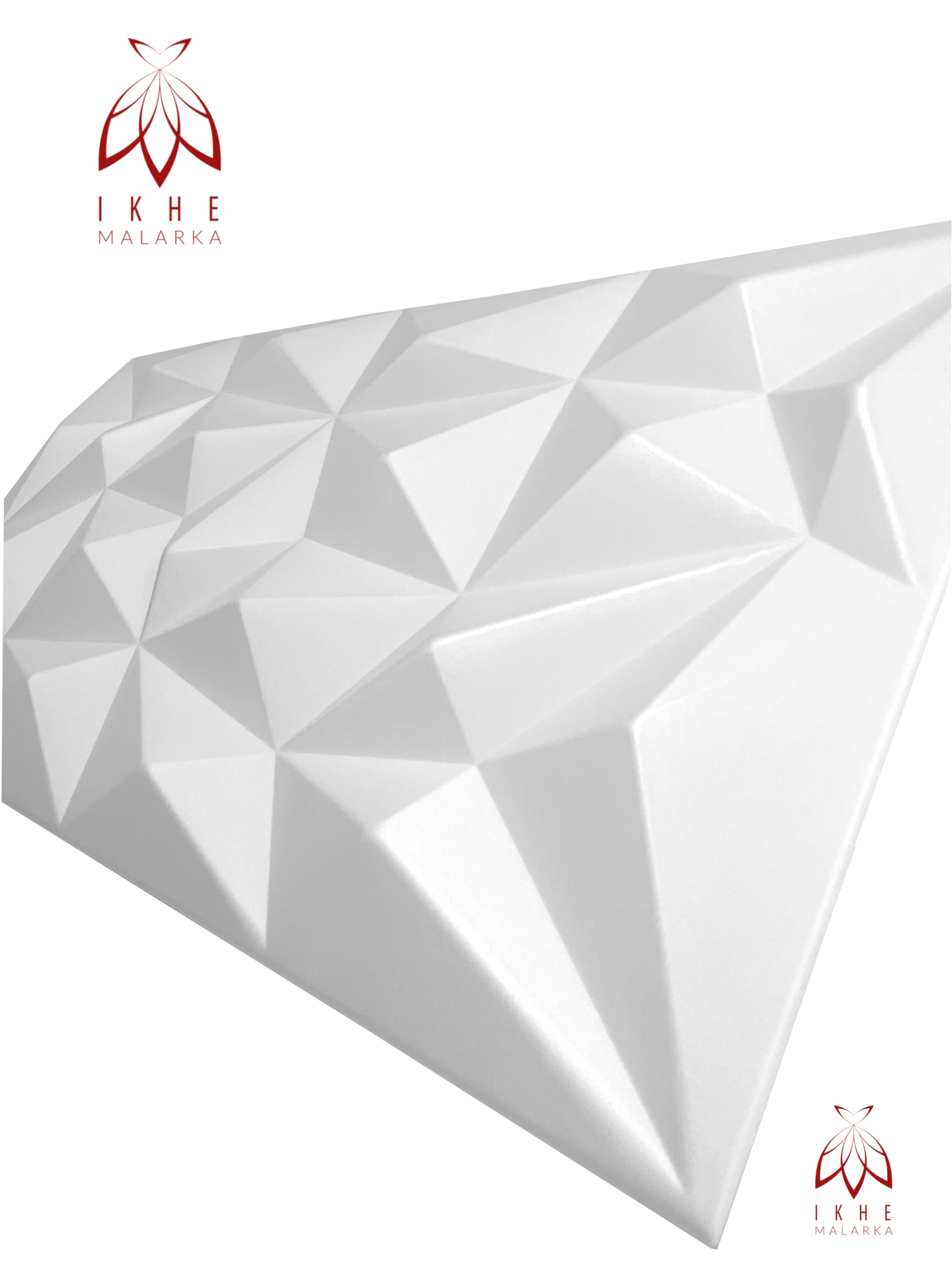 3D Paneele Polystyrol XPS Styropor – Moderne Wandverkleidung & Deckenpaneele – Wandpaneelen Leicht Flexibel 100 cm x 50cm / ‎‎12m² - 24 Stück (Weiß 03)