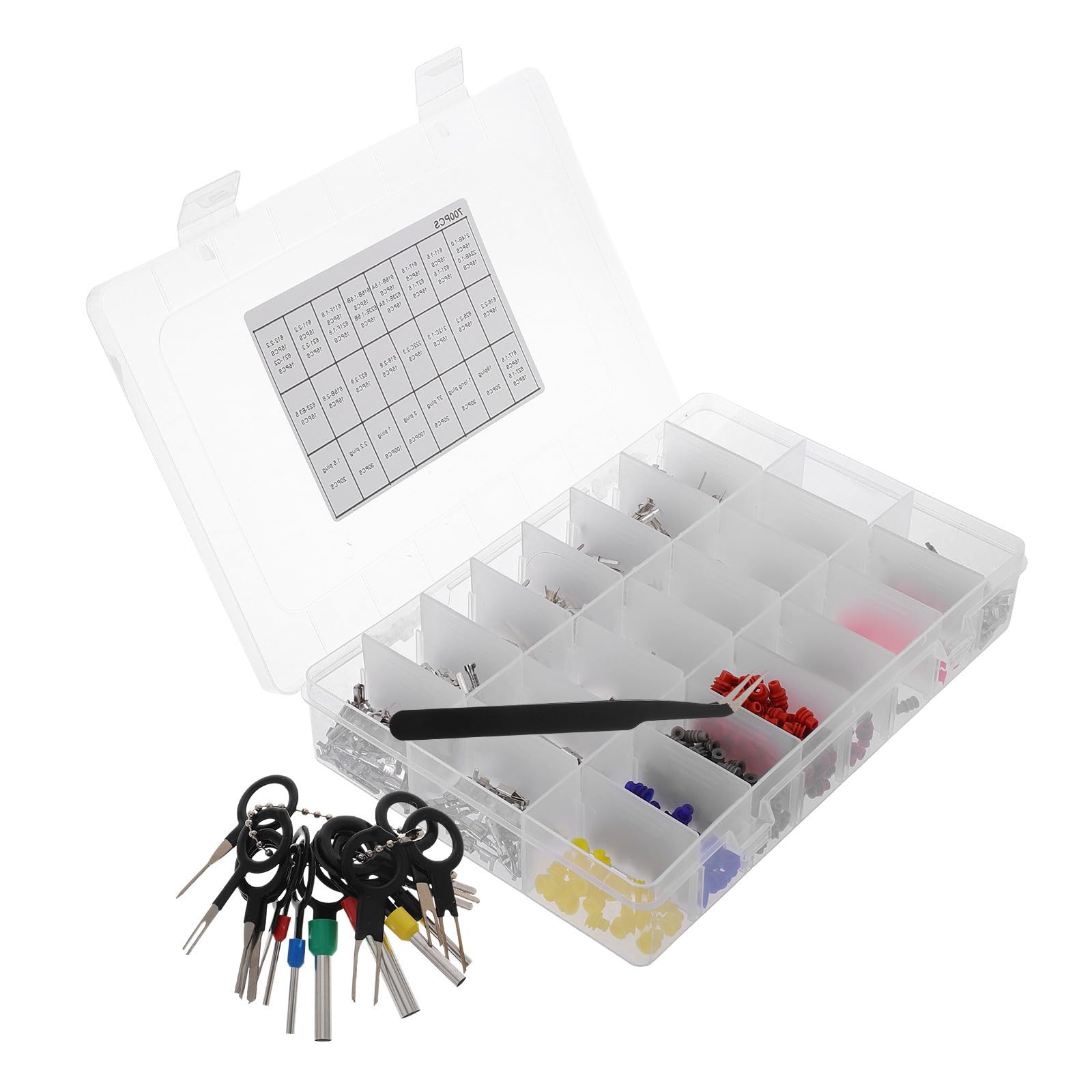 Sertissage polyvalent de câbles auto avec le grand kit de connecteurs électriques 700pcs - 8