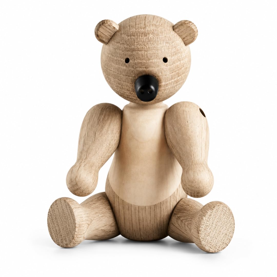Kay Bojesen Bär klein Figuren 14.5 cm Holzfiguren Weihnachtsdekoration, Holz
