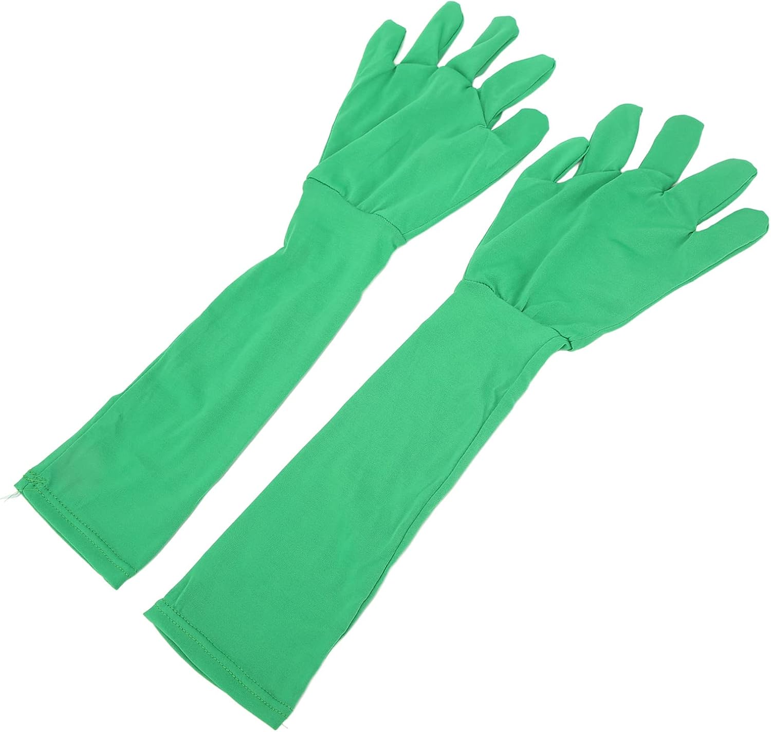ChromaKey Green Screen Gloves, 2Pcs Milk Silk Universal