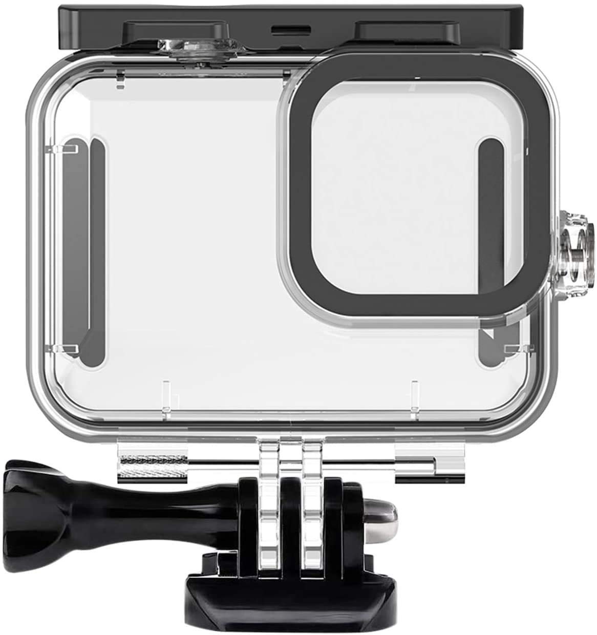 SIDRUM 196FT/60M Waterproof Housing Case for GoPro Hero 10 /GoPro Hero 9 Black | Protective Underwater Diving Shell Accessories with Mount Base and Thumbscrew
