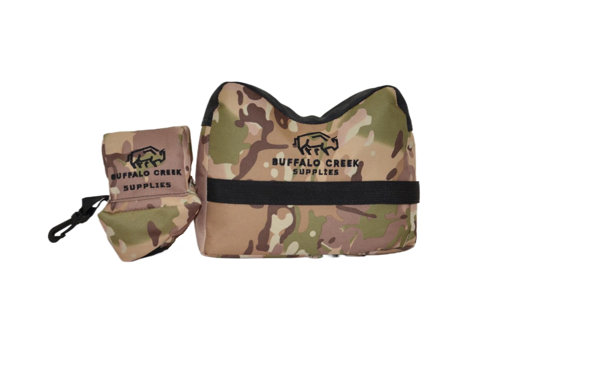 All Weather Durable Front and Rear Shooting Rest Bags, Rifle Rest Sand Bag for Bench Rest Shooting, Hunting, Target & Competitive Sports Shooting-Unfilled