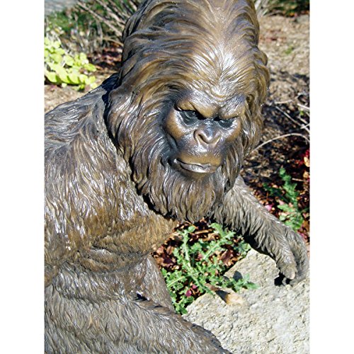 Design-Toscano-Bigfoot-the-Yei-IndoorOutdoor-Garden-Statue-Cryptid-Sculpture-Large-28-Inch-Tall-Cast-Stone-Resin-Brown-Finish Design Toscano Bigfoot the Yei IndoorOutdoor Garden Statue Cryptid Sculpture Large 28 Inch Tall Cast Stone Resin Brown Finish