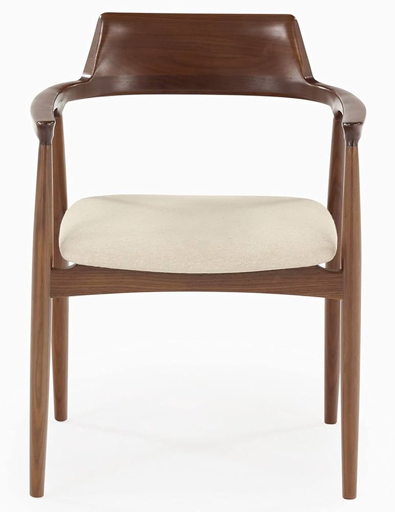 秋田木工　アームチェア 1脚 たった一脚で洗練の住まいへ── 美しき名作椅子【曲線美を