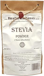 Health Embassy Stevia Pulver (Stevia rebaudiana) / Stevia Powder (25g)