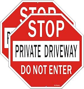 Amazon.com : 2 Pack Large Stop Sign 18