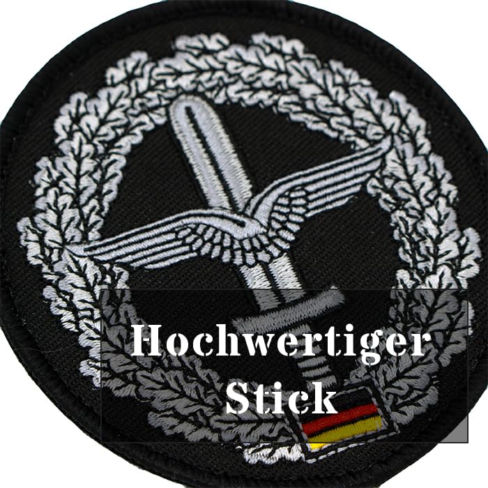 MFH 36021F BW Barettabzeichen – Instandsetzung, 5,5 X 4,5 Cm – Metallabzeichen Für Bundeswehr-Barette