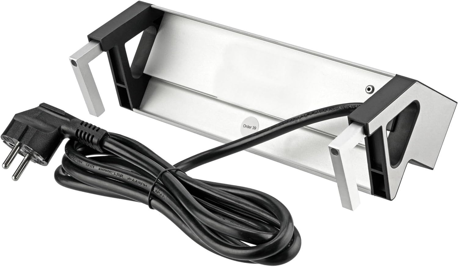 Enchufe de aluminio con 3 enchufes, USB-A USB-C, montaje con pinza