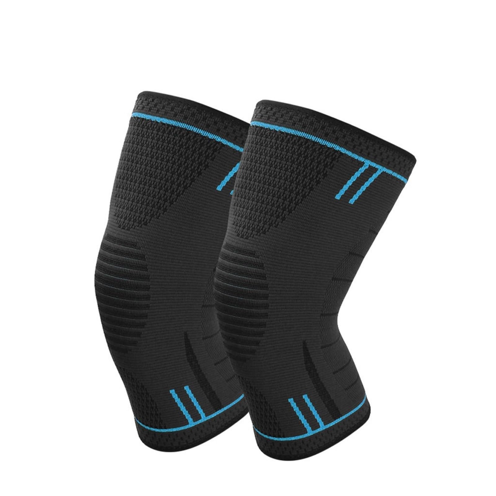 Genouillères de Sport Antidérapantes avec Maintien Silicone Souple