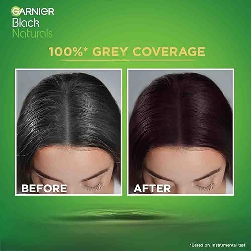 Miniatura 4 de 20gm-Garnier Black Naturals - Crema enriquecida con aceite, color 3.16, borgoña natural