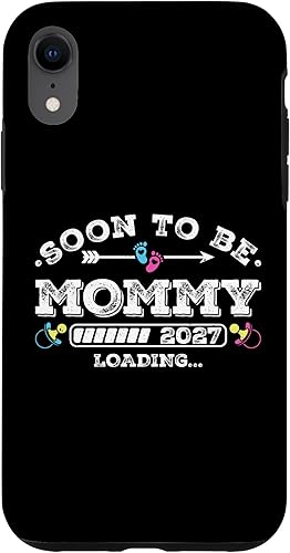 Soon to Be Mommy 2027 Loading for Pregnancy Announcement Case for iPhone XR