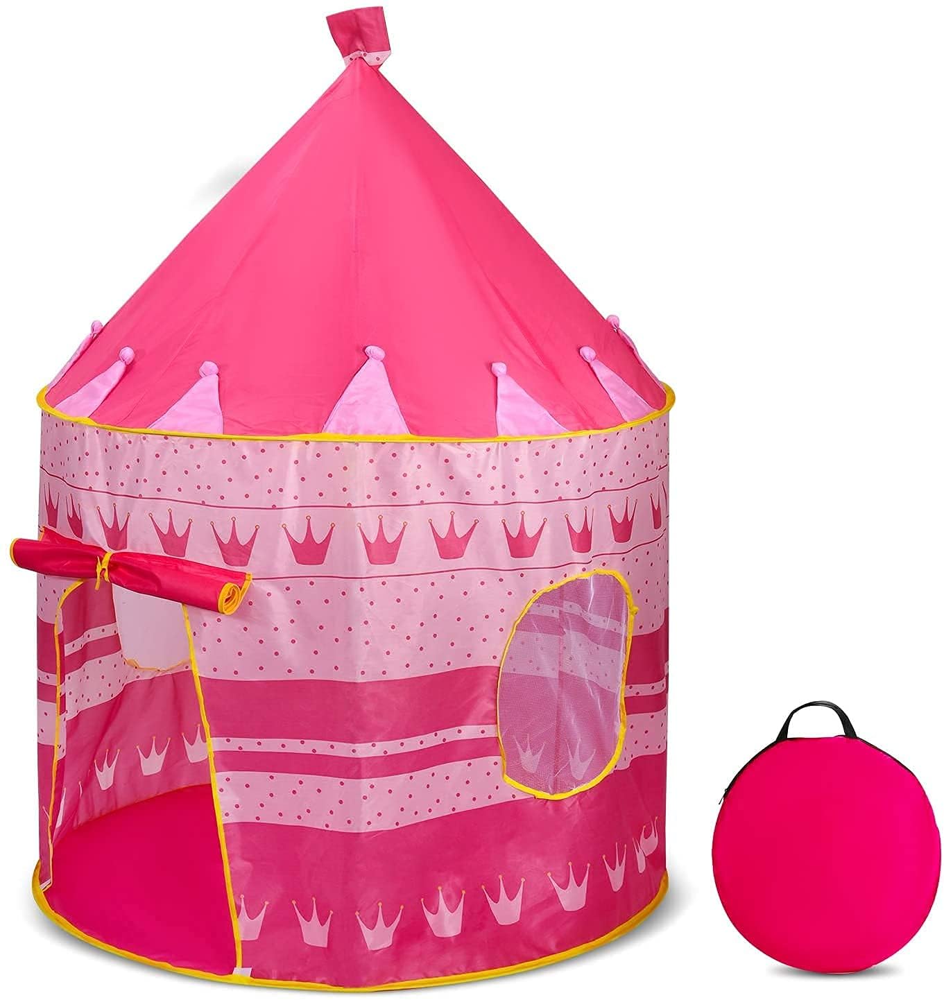 Festiko® Princess Castle for Girls, Castle Play Tent House for Kids, Portable Tent House for Kids, Play Tent for Girls, Kids Play Tent House (Pink) (B0CCV1PYT3) Amazon Price History, Amazon Price Tracker