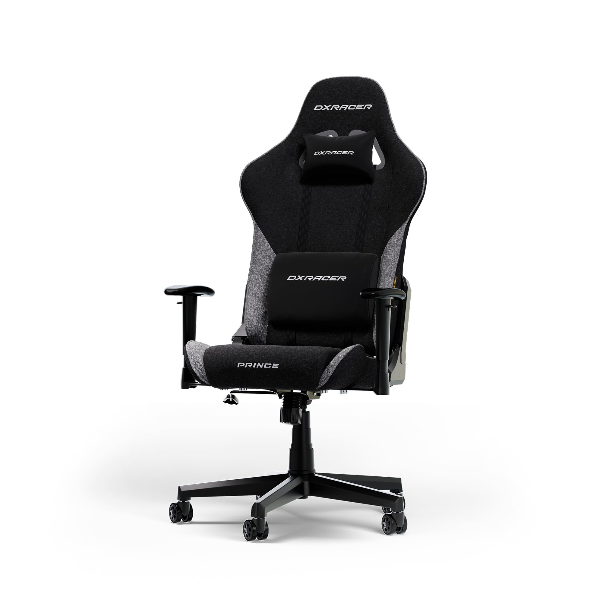 DXRacer Prince L Negro & Gris Tela la Silla Gaming Original